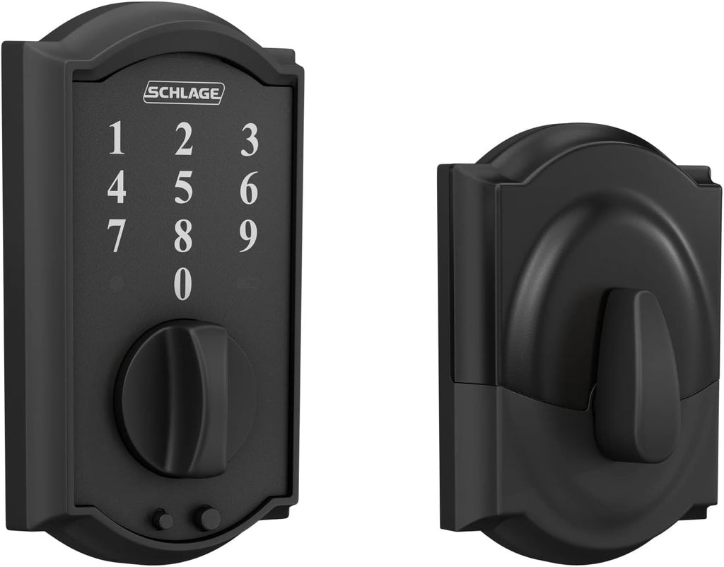 Satin Nickel Touchscreen Electronic Deadbolt T9604