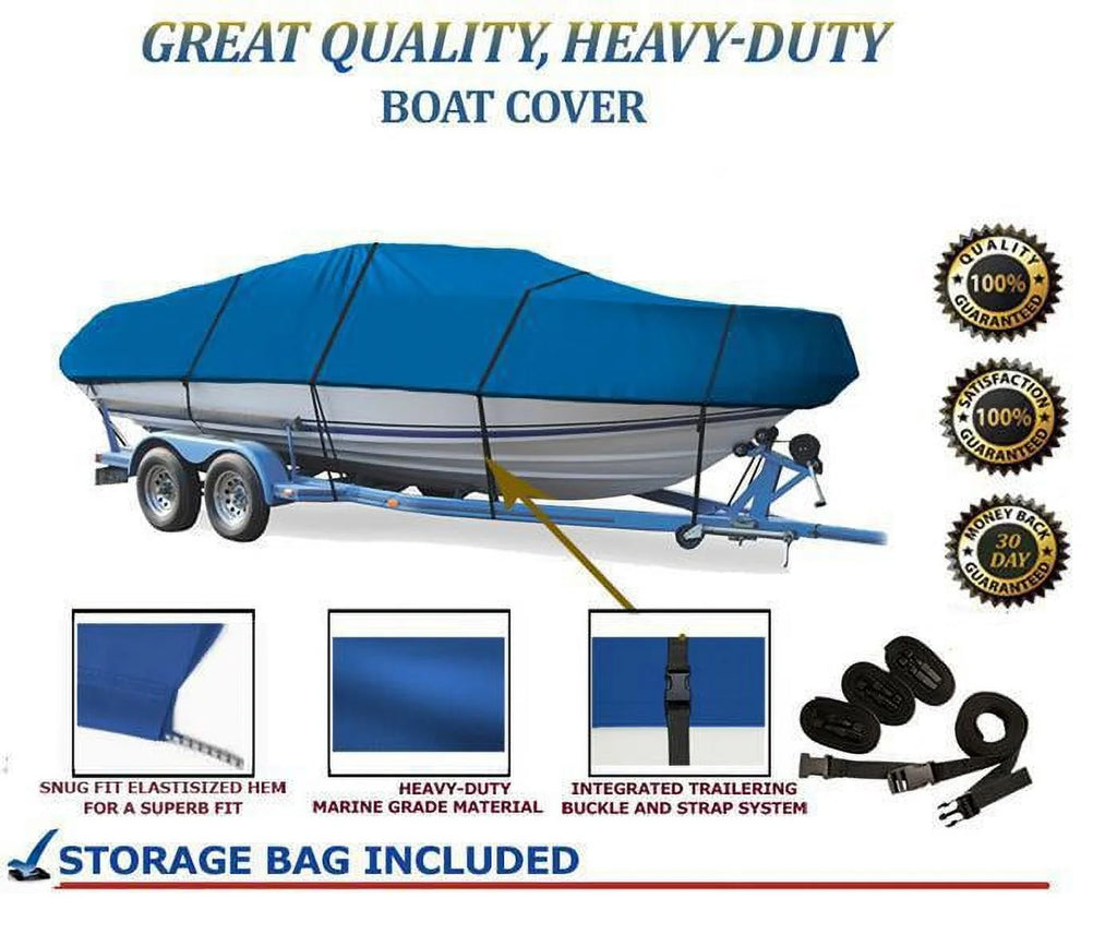 Boat Cover for Crestliner Canadian 1650 O/B 2009-2011 Q1301