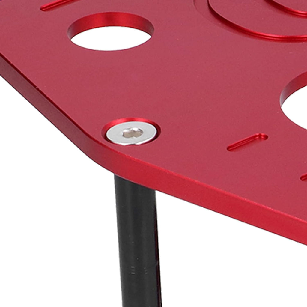 Battery Hold Down Tray Bracket Aluminum Red Pack of 2 O663724