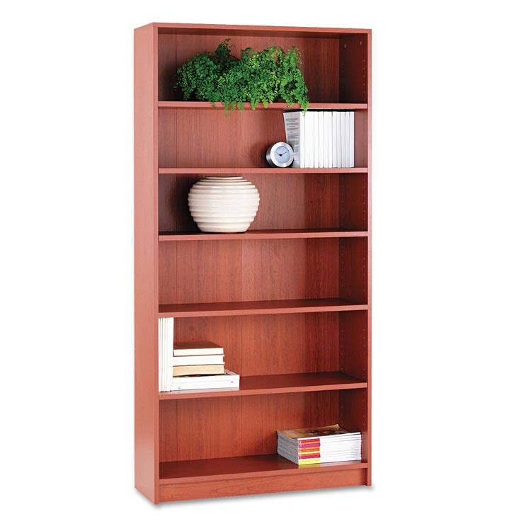 Henna Cherry Laminate Bookcase S151