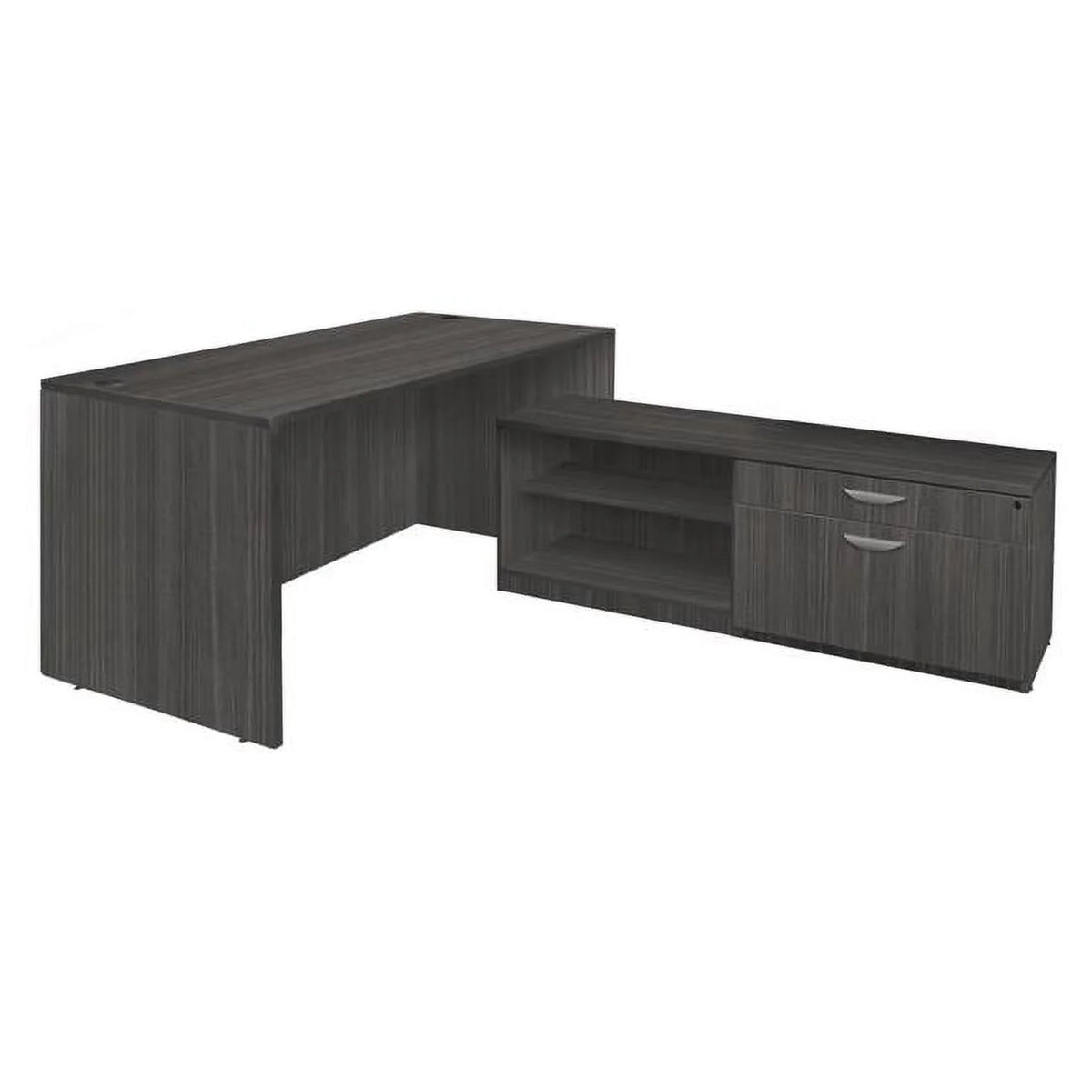 Ash Grey L-Desk Shell X6269