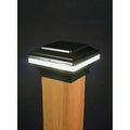 Black LED Post Cap Light I837