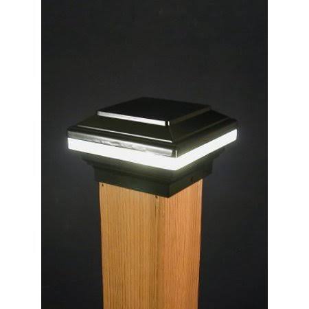Black LED Post Cap Light I837