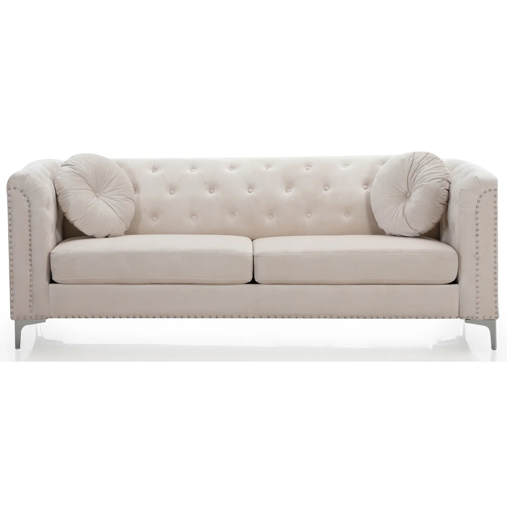 Ivory Sofa ( 2 Boxes ) R901693
