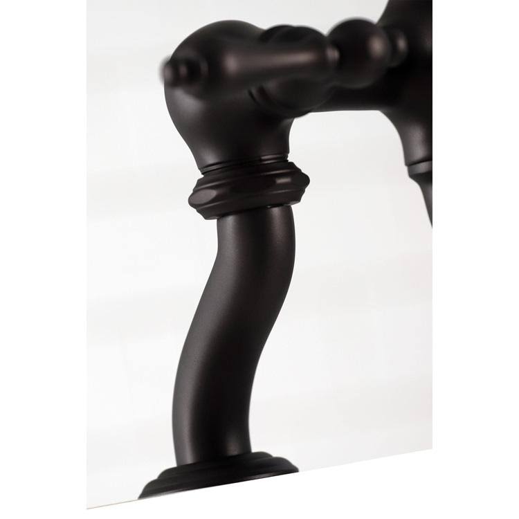 Vintage 7x22 Deck Mount Tub Filler with Hand Shower, Oil Rubbed Bronze S335