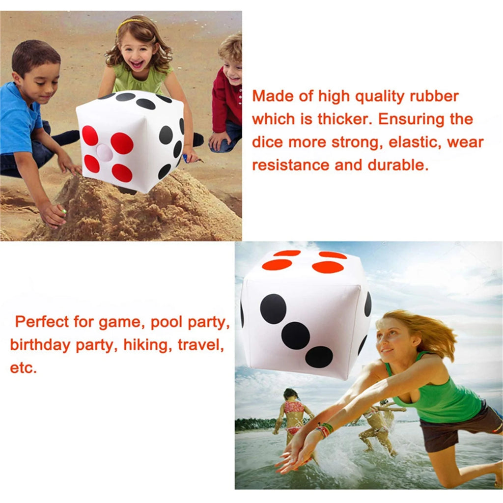 12.6" Jumbo Inflatable Dice Set I3241