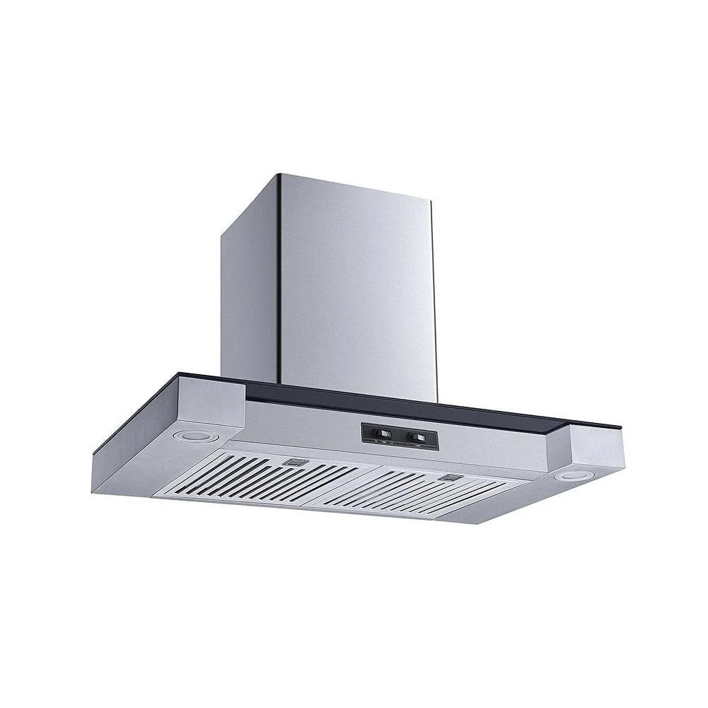 30x22 Stainless Steel Wall Mount Range Hood with Carbon Filters F8667