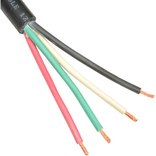 12/4 SOOW Wire 25' L with Terminals C32554