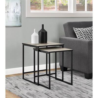 2 Piece Nesting Tables Sonoma Oak U6391