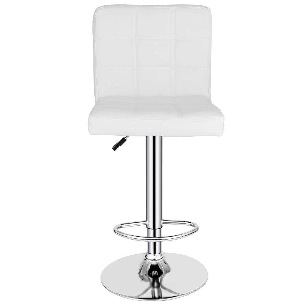 Set of Two Height Adjustable Armless Swivel Bar Stools X7581