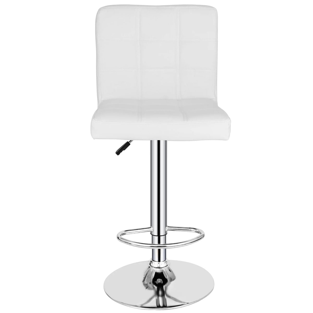 Set of Two Height Adjustable Armless Swivel Bar Stools X7581