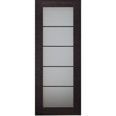 Glass Solid Manufactured Wood Standard Door G7434