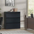 3-Drawer Vertical Filing Cabinet Black N808630