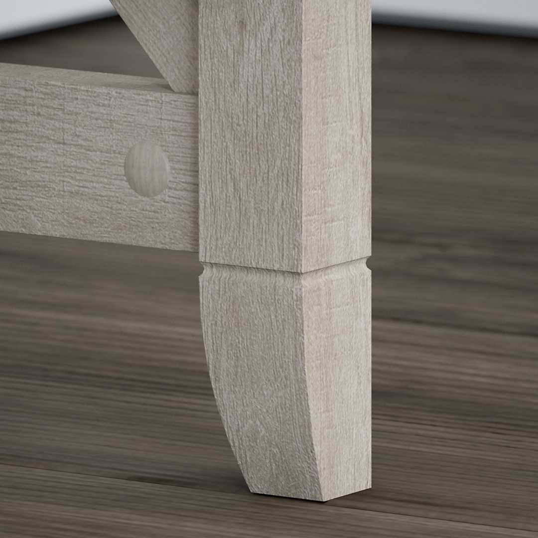60W L Shaped Desk, Cape Cod Gray Z54413