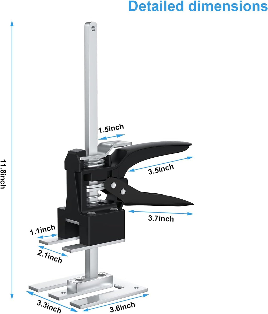 12inch Portable Height Adjustable Labor-Saving Arm Lift Jack (2PCS) M1336