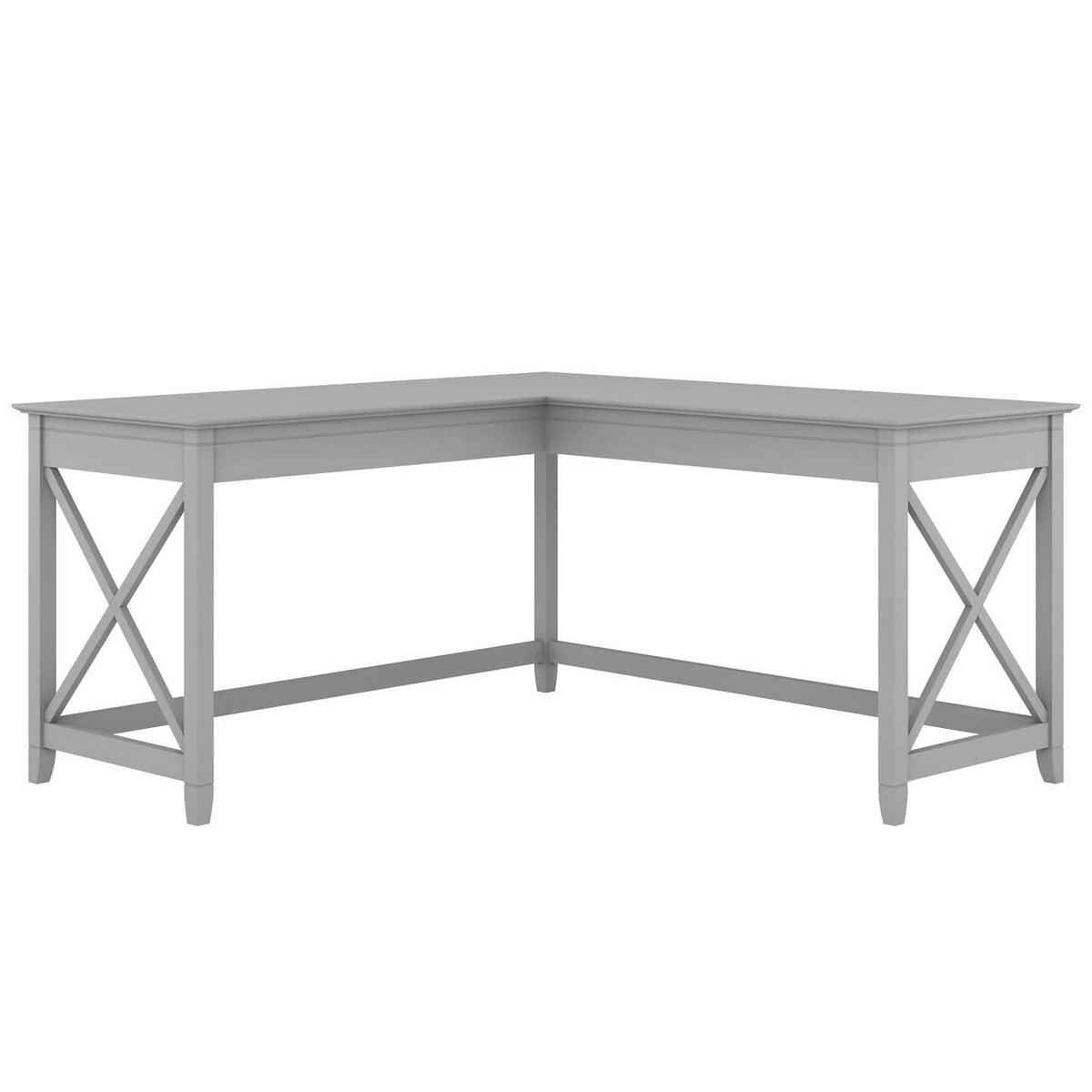 60W L Shaped Desk, Cape Cod Gray Z54413