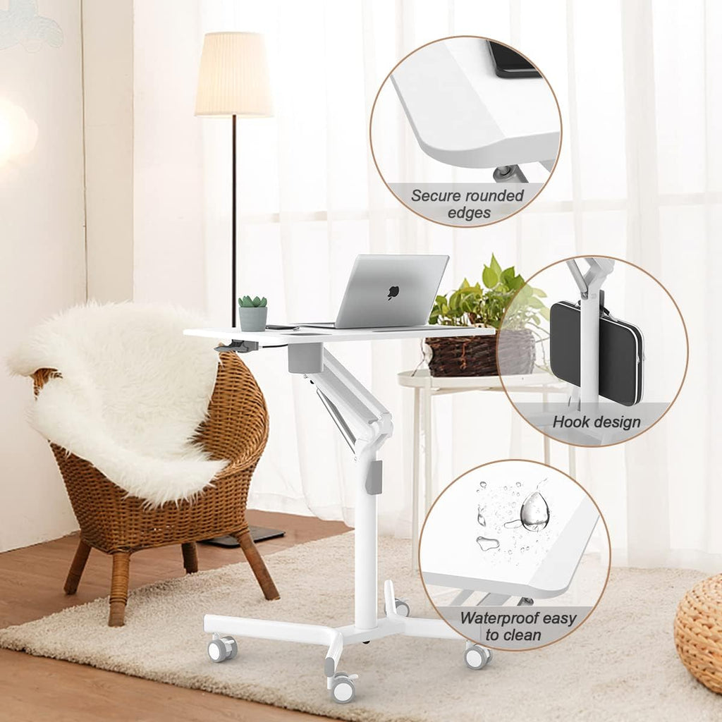 Portable Laptop Desk with Wheels B9668