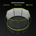 14FT Trampoline with Safety Enclosure Net J946