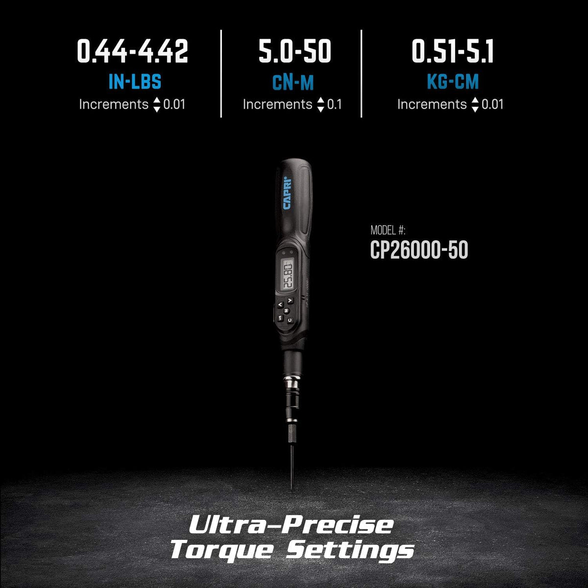 Digital Torque Screwdriver, Dual Direction I51901
