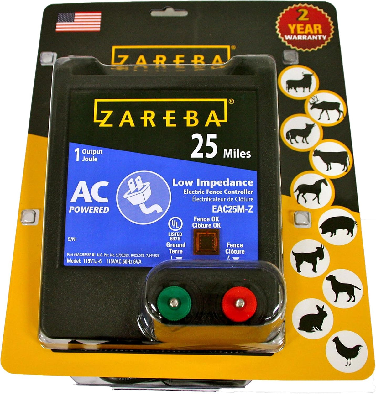 25 Mile AC Powered Low Impedance Charger H534946