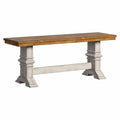 Farmhouse Dining Bench with Trestle Leg Z865