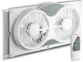 Twin Window Cooling Fan with Remote Control R662