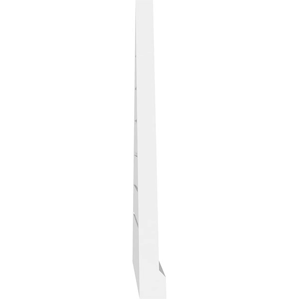 Triangle Surface Mount PVC Gable Vent O79381