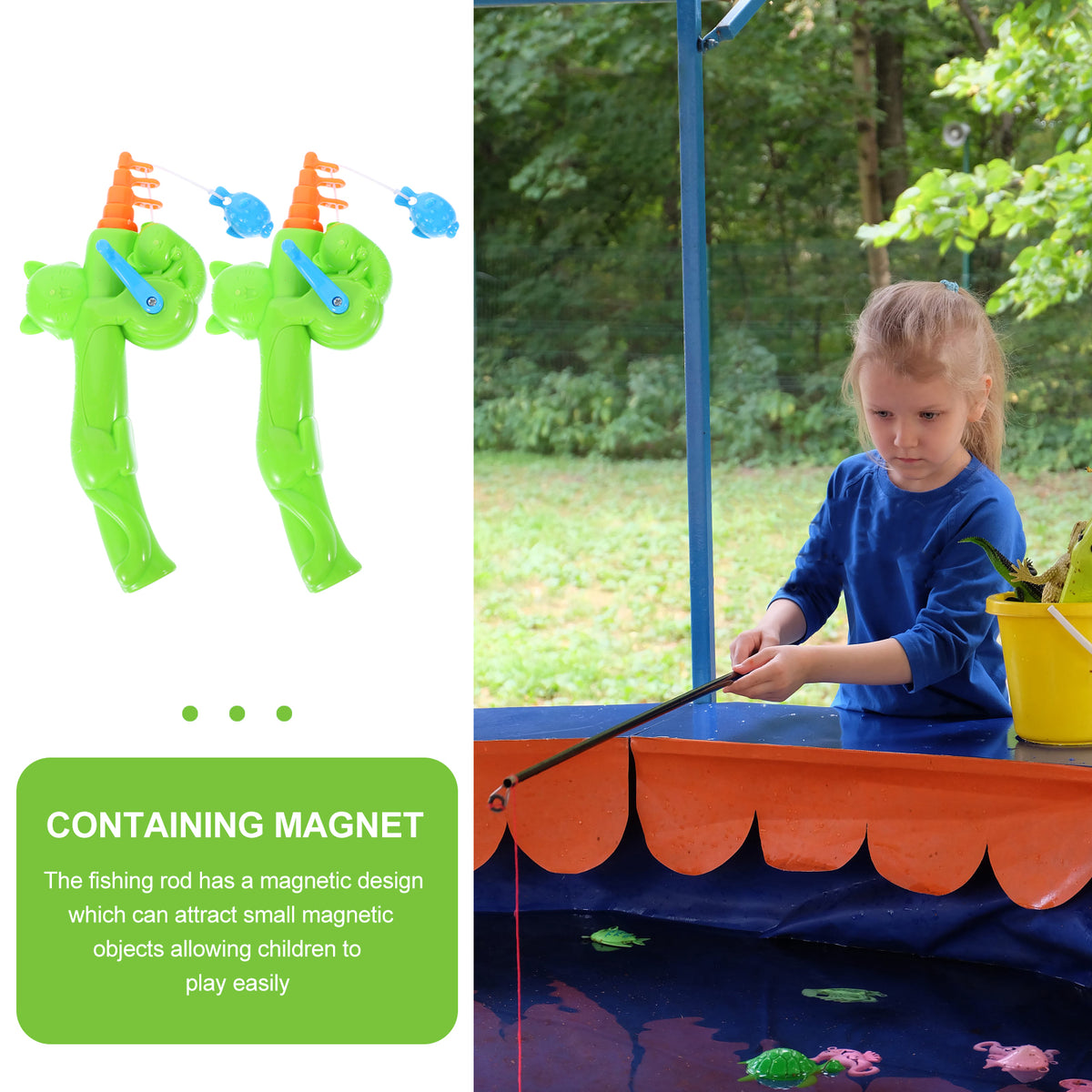 Magnetic Pole Catch Children's Fishing Rod Toy J261