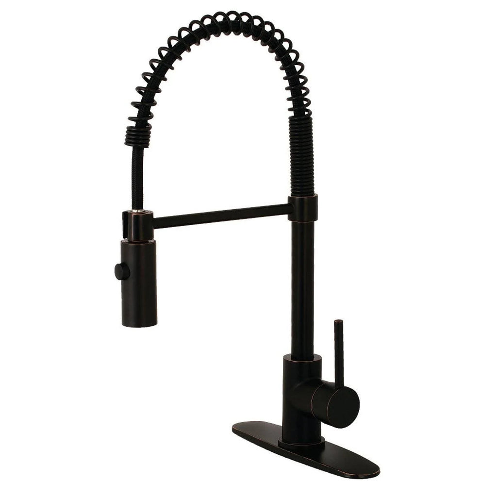 Naples Bronze Single-Handle Pre-Rinse Kitchen Faucet X993