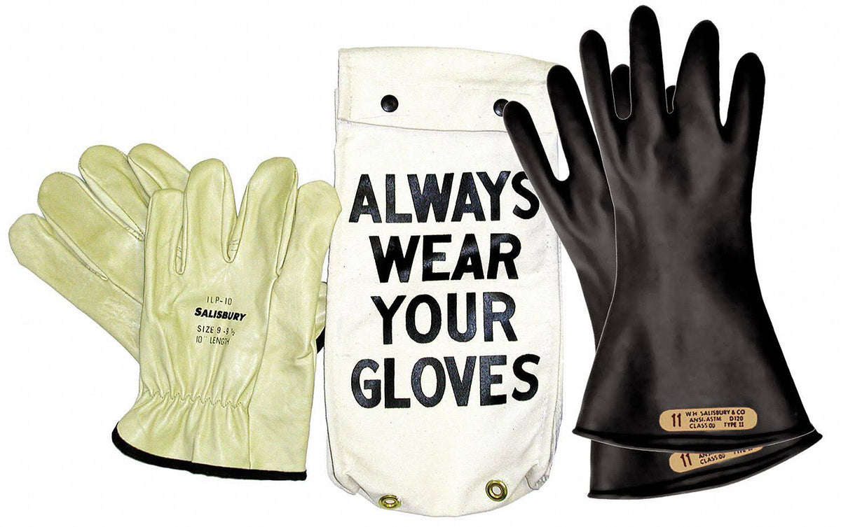 Class 0 Electrical Glove Kit, Sz 8 A6185