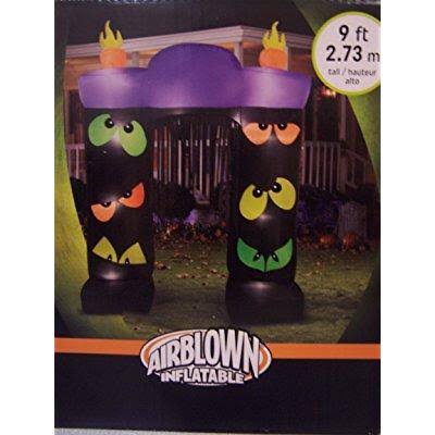 9 ft Lighted Halloween Inflatable Archway P10750