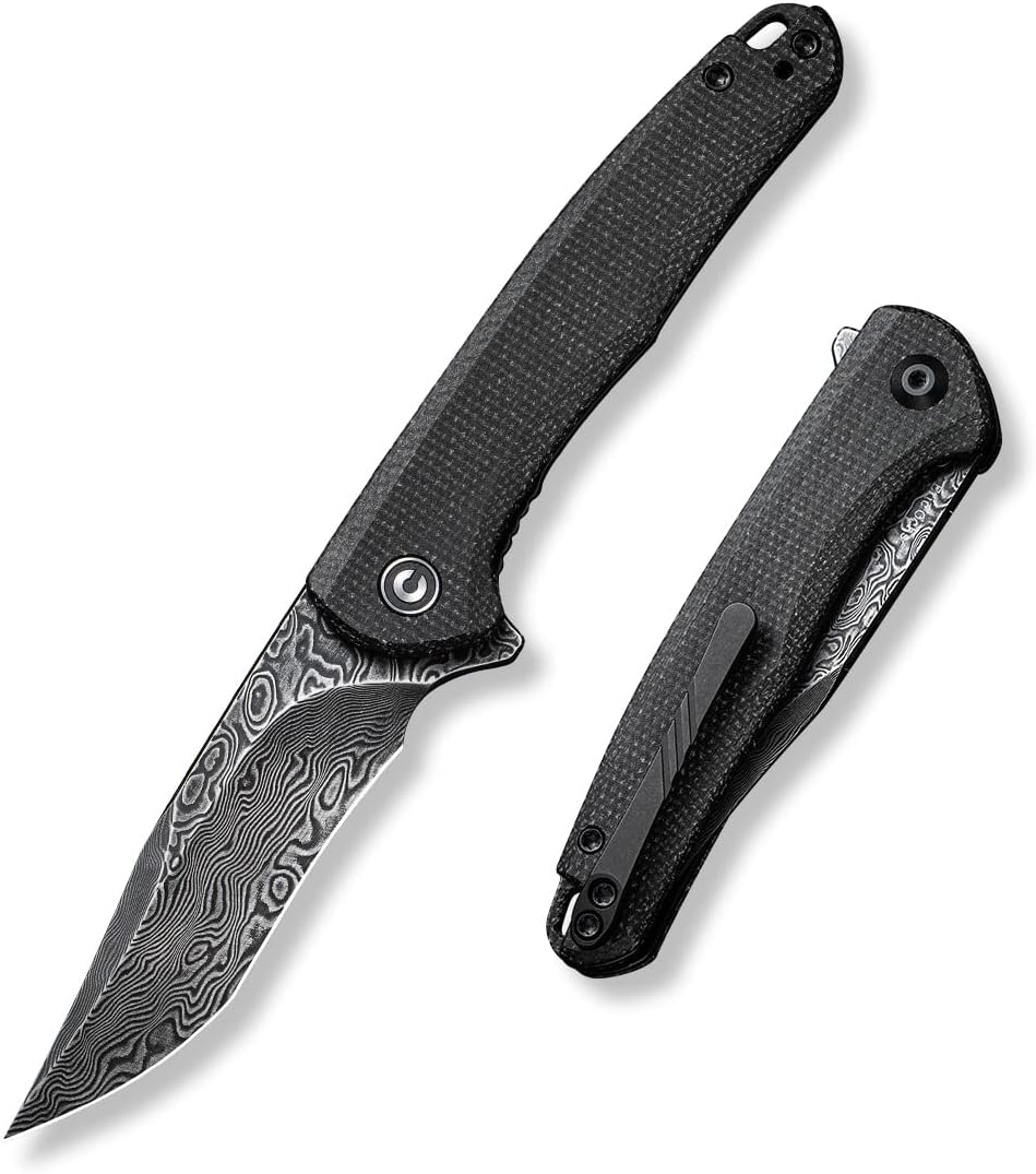 Mini Sandbar Liner Lock Folding Knife with Titanium Pocket Clip G8189