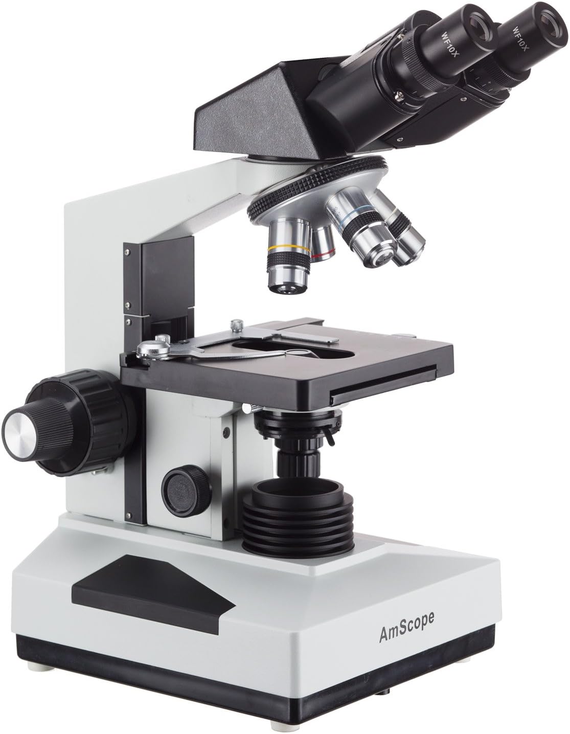 White Compound Binocular Microscope, 40X-2000X Magnification P820
