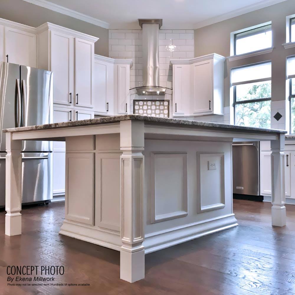 Cherry Raised Panel Cabinet Column O1649
