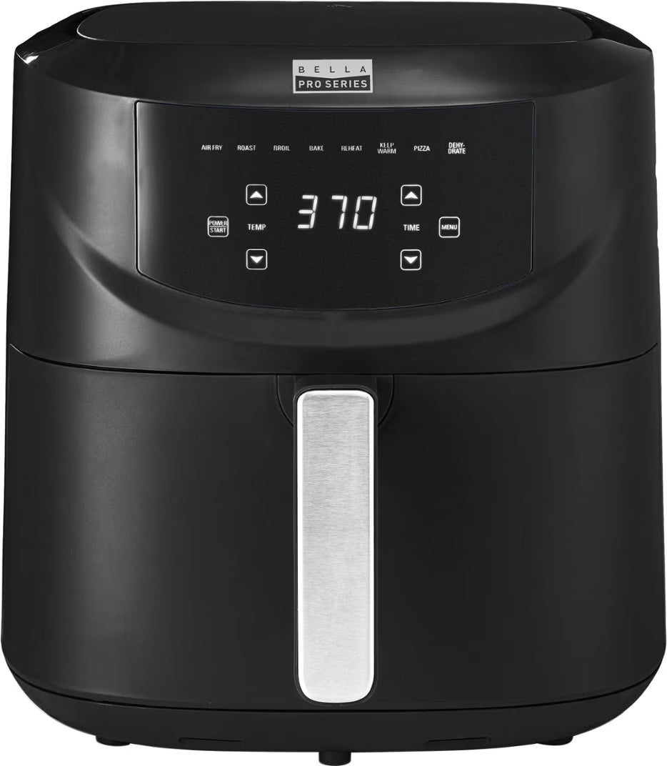 8-qt. Digital Air Fryer with Divided Basket Black X9657