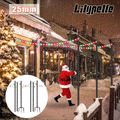 String Light Poles Stand for Outside, 2 Pack, 9 FT x 25 mm R879