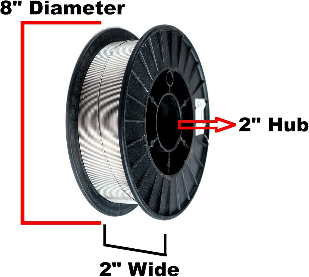 10 Lbs Spool Pack of 2 Gasless Flux Core Mild Steel MIG Welding Wire G735