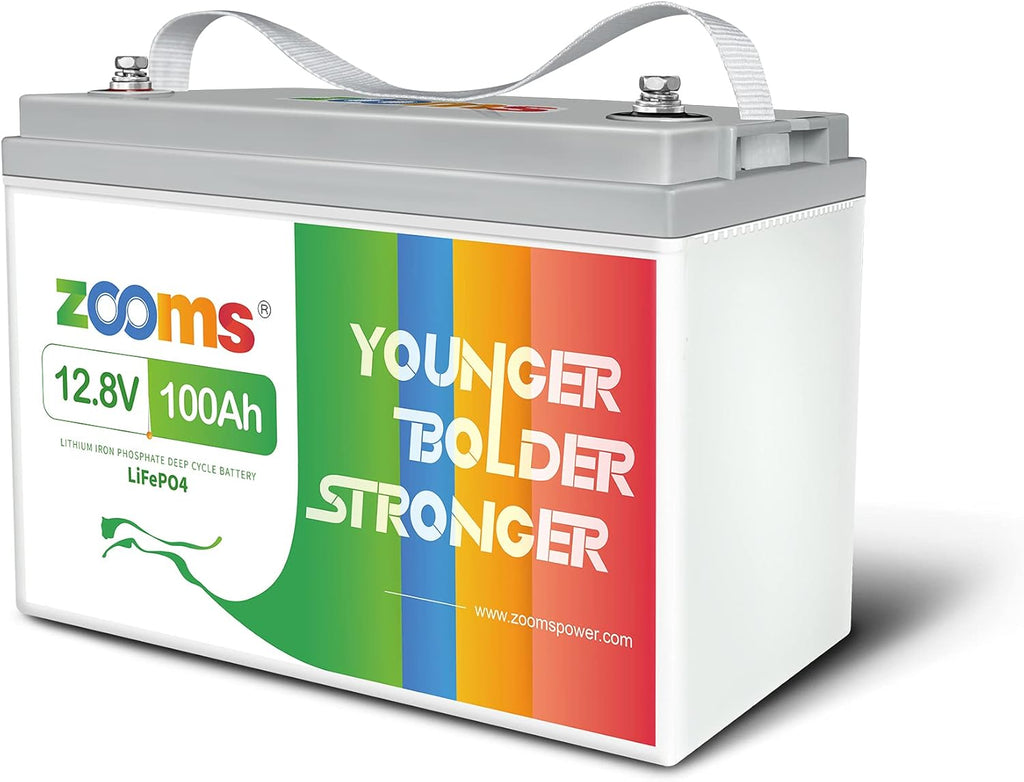 12V 200Ah LiFePO4 Battery Lithium Iron Phosphate Deep Cycle Rechargeable Battery with Built-in 100A BMS K26969