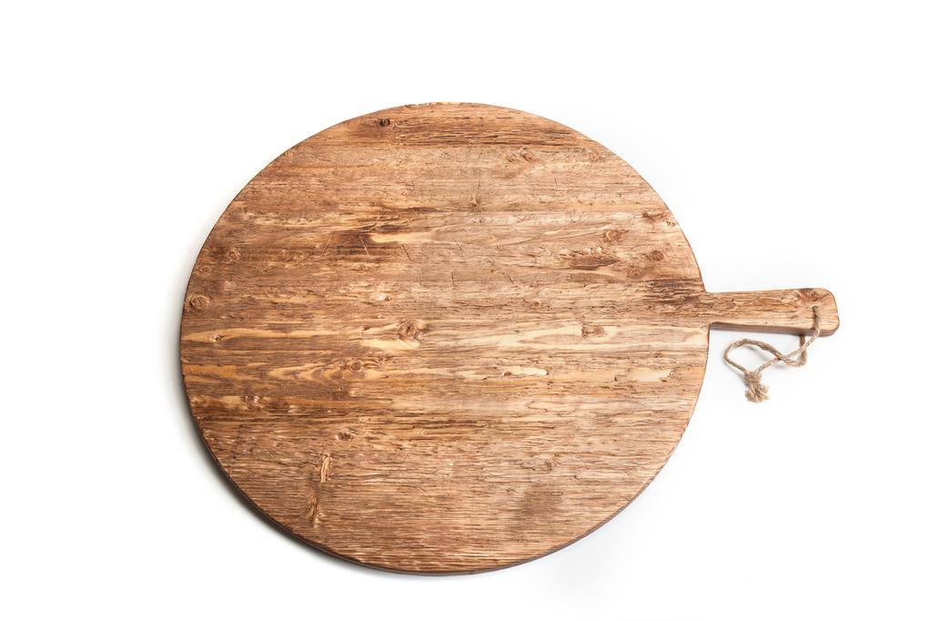 Pine Large Round Charcuterie Board, 23x22W Natural K689