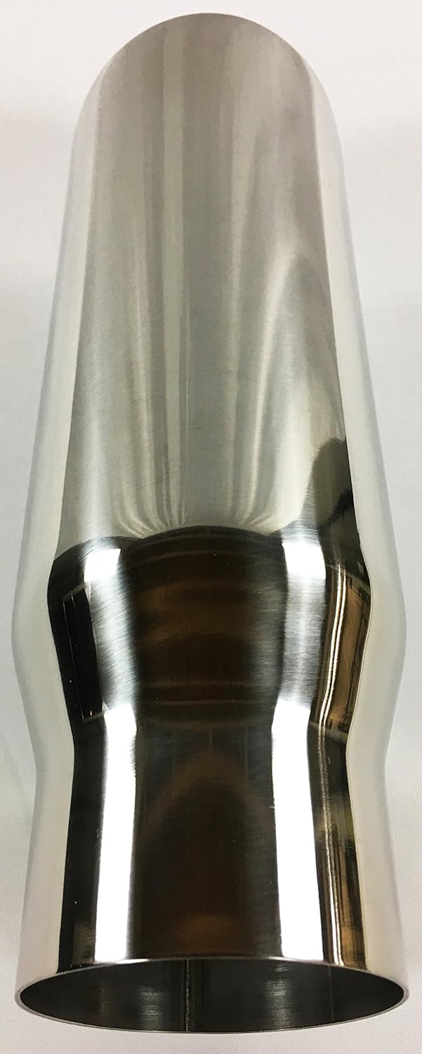 Polished Stainless Steel Double Wall Exhaust Tip Pack of 2 Y491430