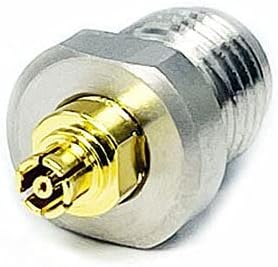 2.92 mm Female to SMPM Female Microwave Adapter, DC to 40 GHz, 50 Ohm, Stainless Steel Body G308786