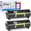 Compatible Toner Cartridge Replacement for Lexmark MX310dn MX611de MX511de MX410de MX611dhe MX610de MX511dhe MX510de MX511dte MX611dte MX611dfe - High Yield 10,000 Pages (2-Pack) X881