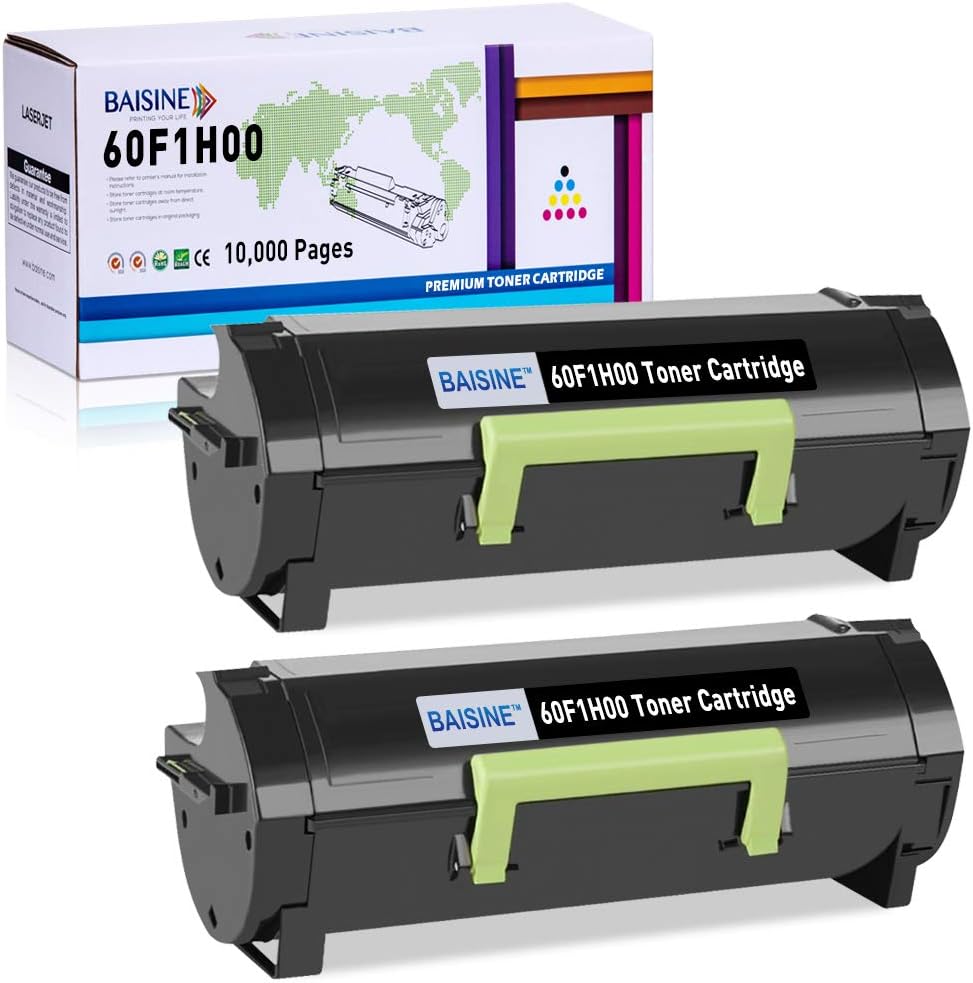 Compatible Toner Cartridge Replacement for Lexmark MX310dn MX611de MX511de MX410de MX611dhe MX610de MX511dhe MX510de MX511dte MX611dte MX611dfe - High Yield 10,000 Pages (2-Pack) X881