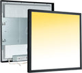2x2 FT LED Flat Panel Light, Dimmable, 3000K/4000K/5000K, 24x24 inch, 40W 4400LM, 4-Pack B806389
