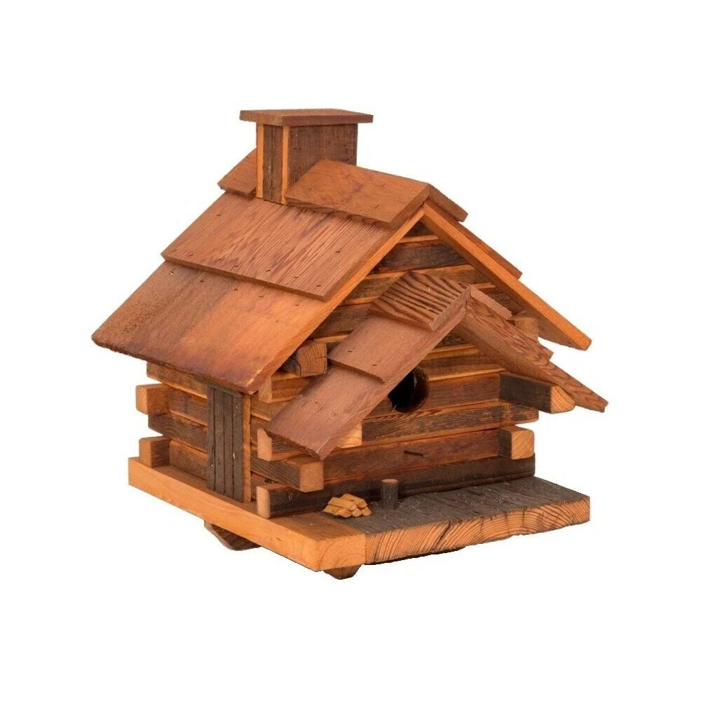 Natural Cedar Birdhouse E449