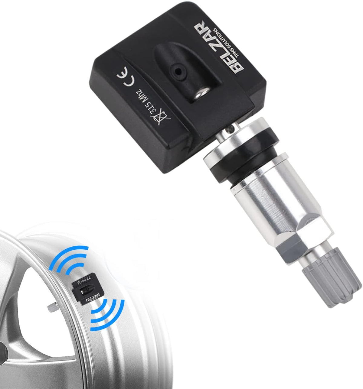 TPMS Preprogrammed 315MHz Tire Pressure Sensors 4 Pack E675