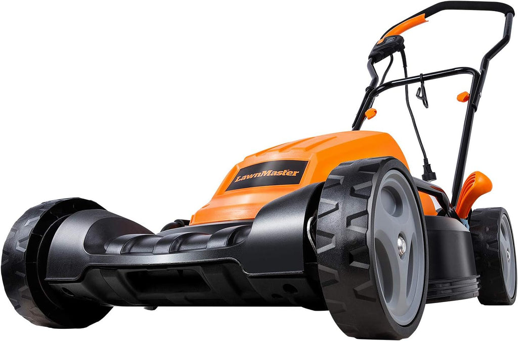 24V Max 13-inch Lawn Mower and 10-inch Grass Trimmer Combo with 2x4.0Ah Batteries and Charger E543114