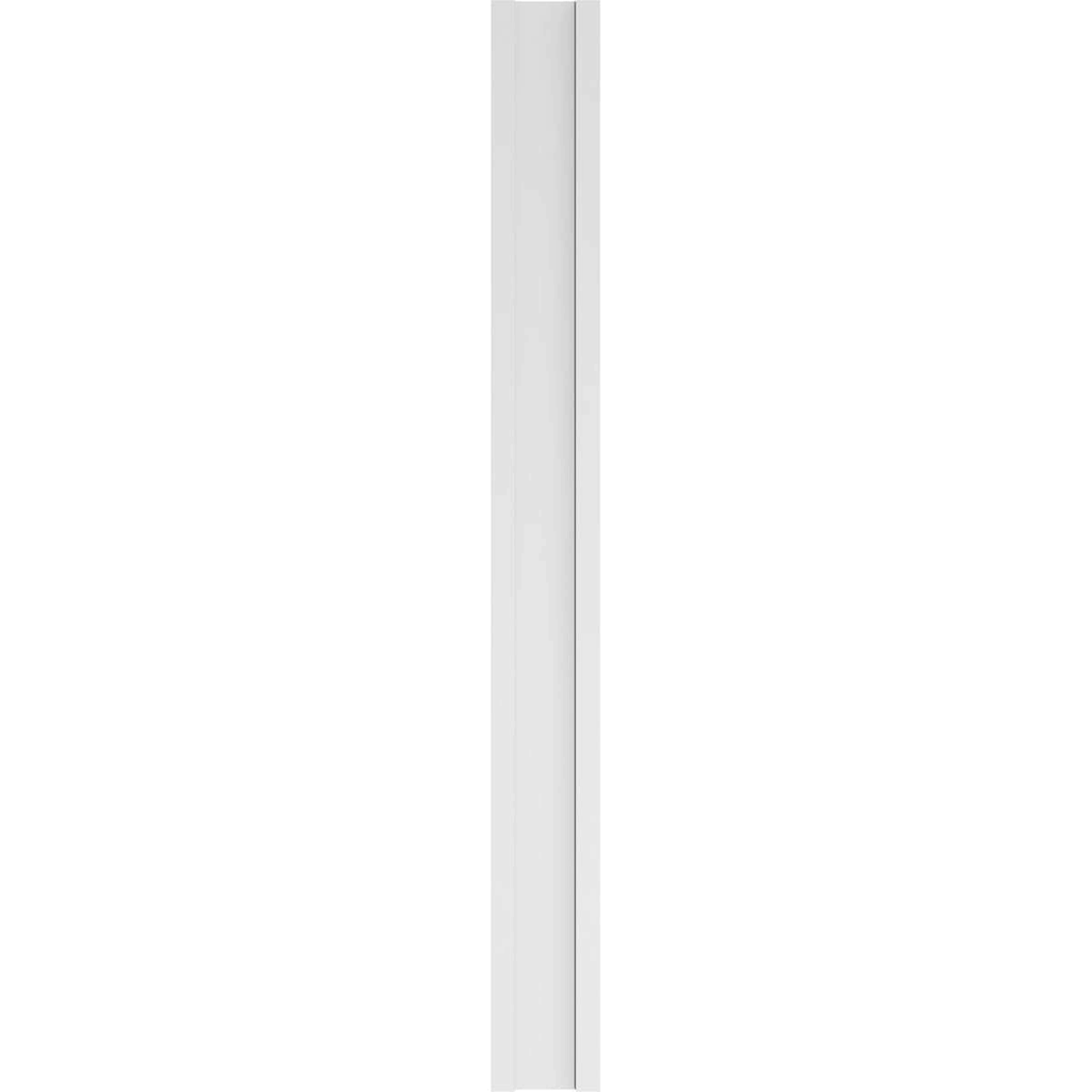 Two Equal Flat Panel PVC Pilaster with Capital and Base (Pair) O18762