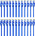 Cat 6 Ethernet Cable 5 ft (24-Pack) Blue K5078