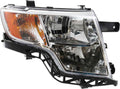 Headlight Assembly Compatible with 2007-2010 Ford Edge Halogen Chrome Passenger Side K186075